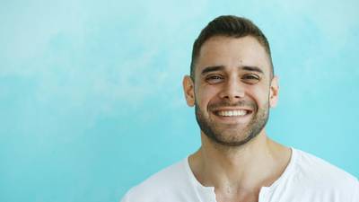 Before and after professional teeth whitening transformation at Carte Blanche